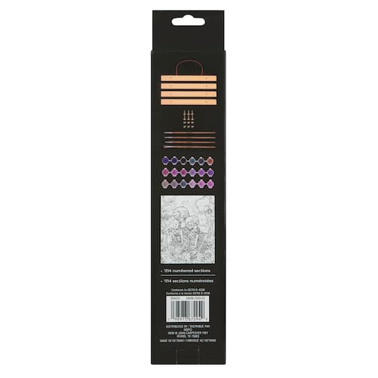 11" x 14" Floral Skeleton Couple Paint-by-Number Kit by Artist's Loft®